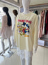 Summer Casual Printed Full Sleeves Lace Detail T-Shirts Dress